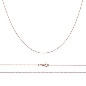 Basic Rose Gold Chain Necklace 18" NEW